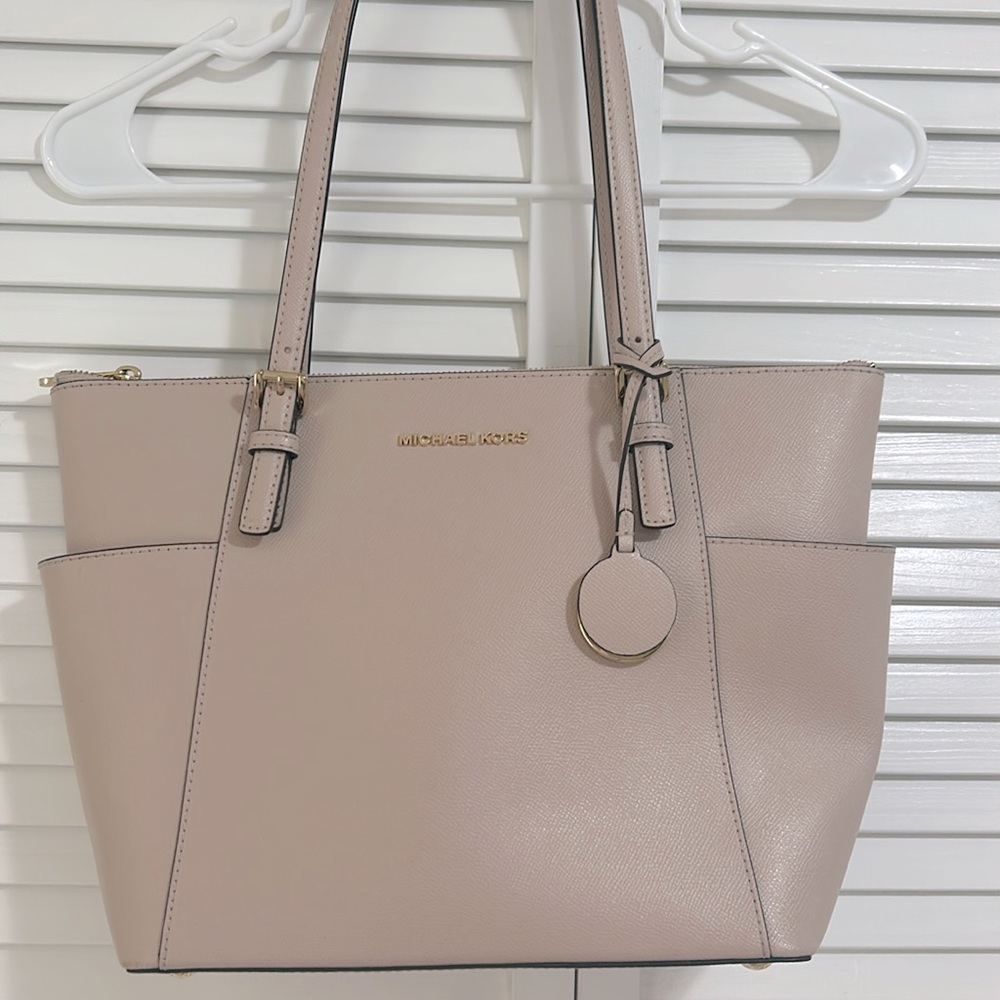 Pale pink Michael Kors purse